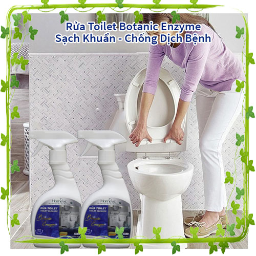 Rửa toilet Homevic Botanic enzyme 500ml