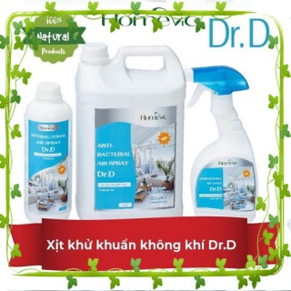 Xịt kháng khuẩn không khí Dr.D 5L