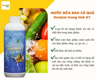 ANOLYTE TRUNG TÍNH A7 VỊ CỨU TINH CHO CÁC GIA ĐÌNH VIỆT TRƯỚC VẤN NẠN RAU SẠCH BIẾN HÌNH VÀO KỆ SIÊU THỊ