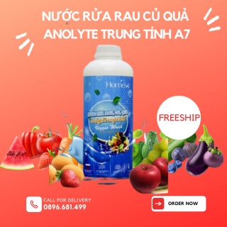 SỰ CẦN THIẾT CỦA NƯỚC RỬA RAU CỦ QUẢ ANOLYTE TRUNG TÍNH A7 TRONG MỘT THỊ TRƯỜNG “NHIỄM ĐỘC”